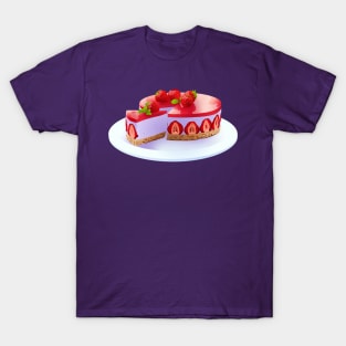 Sailor Mars Themed Cheesecake T-Shirt